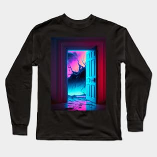 Mysterious Door To Another Dimension Long Sleeve T-Shirt